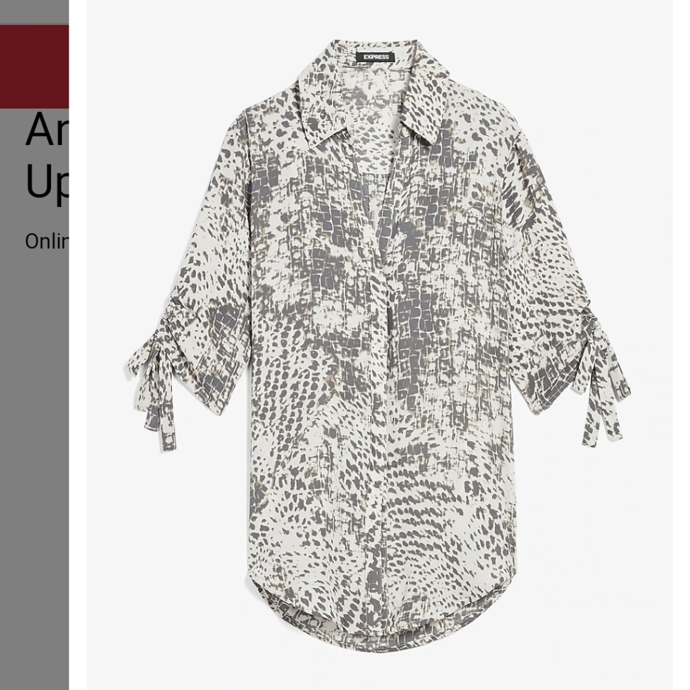 Express Tie Sleeve Top